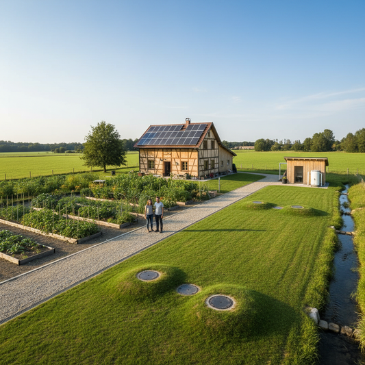 Well-maintained rural homestead with healthy septic system