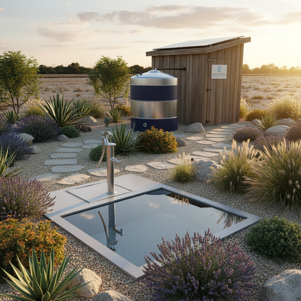 Underground water well system for drought preparedness