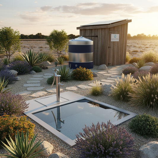 Underground water well system for drought preparedness