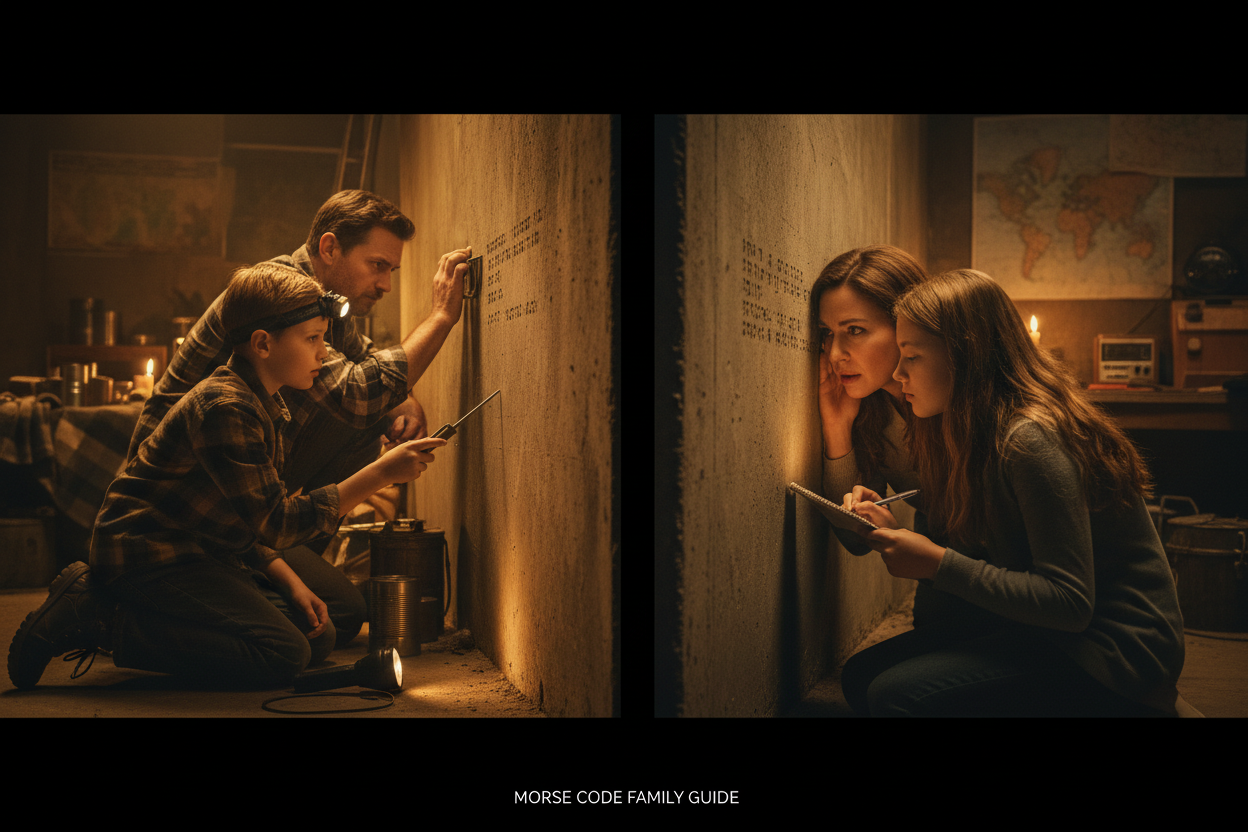 Morse Code Family Guide - Panoramic